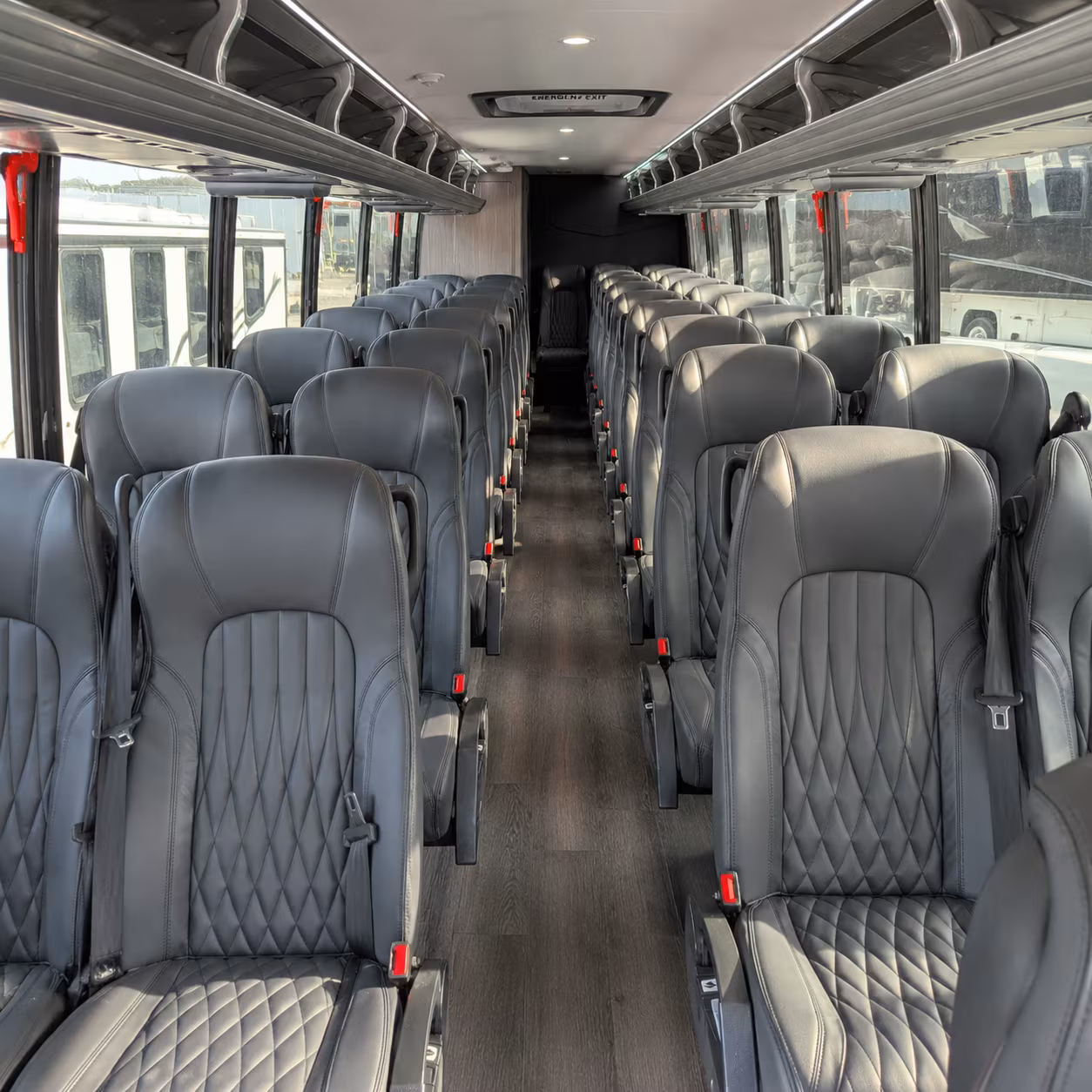 Ann Arbor ann arbor airport transportation party bus exterior