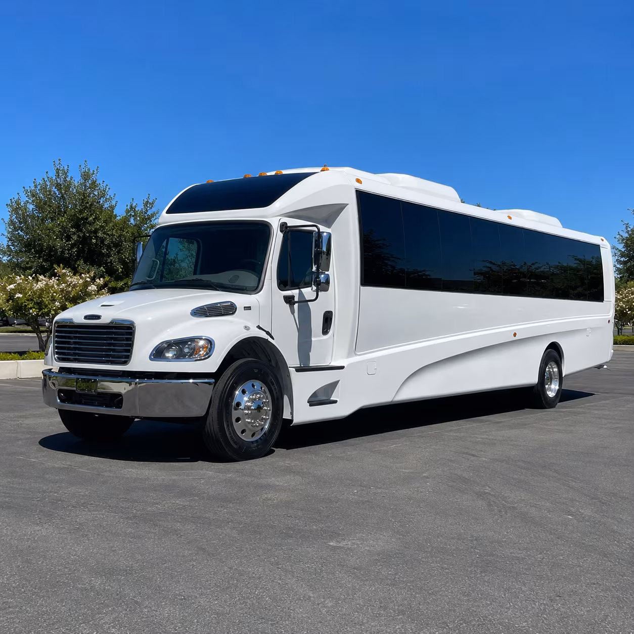 Ann Arbor ann arbor airport transportation party bus exterior