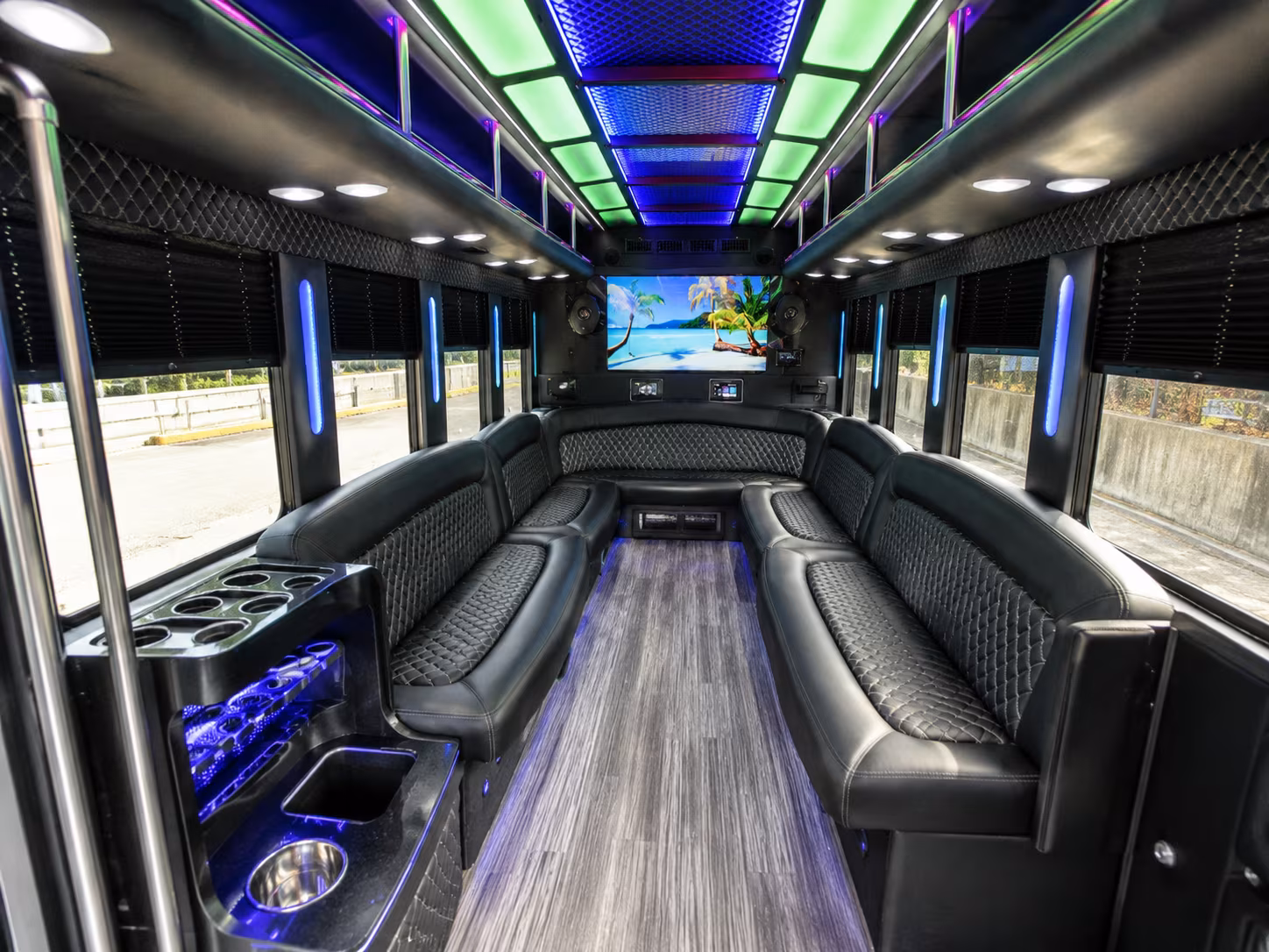 Ann Arbor ann arbor bachelor bachelorette party bus rental party bus exterior