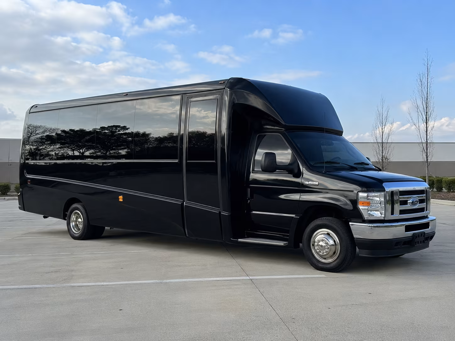 Ann Arbor ann arbor school event bus rental party bus exterior