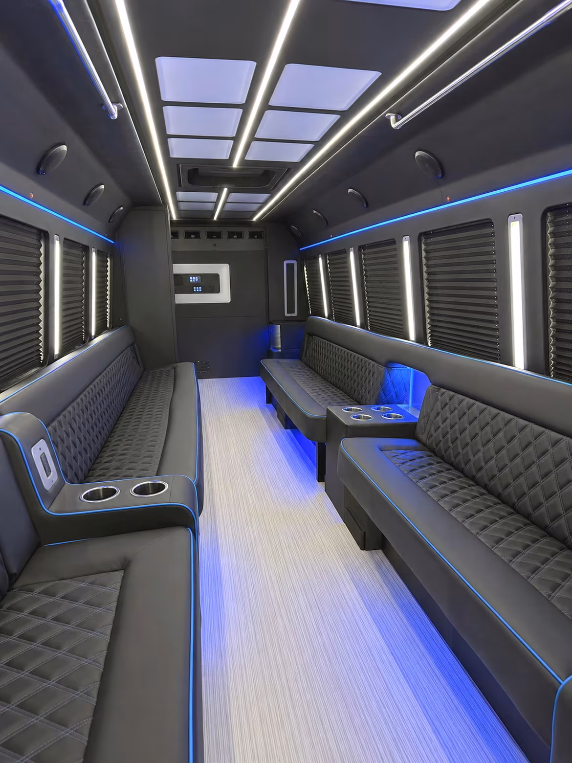 Ann Arbor ann arbor sporting event party bus rental party bus interior