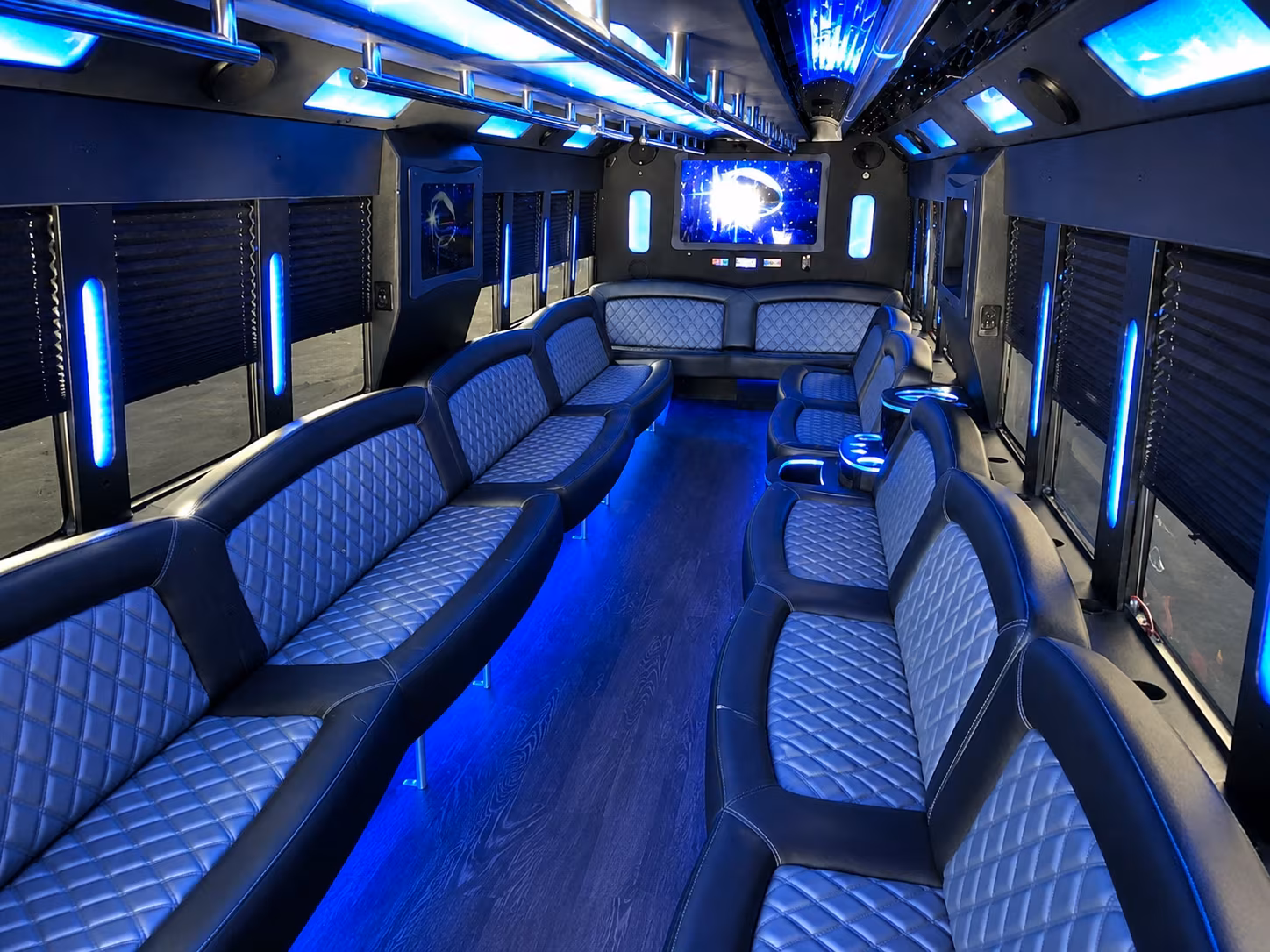 Ann Arbor Prom & Homecoming Transportation onboard seating