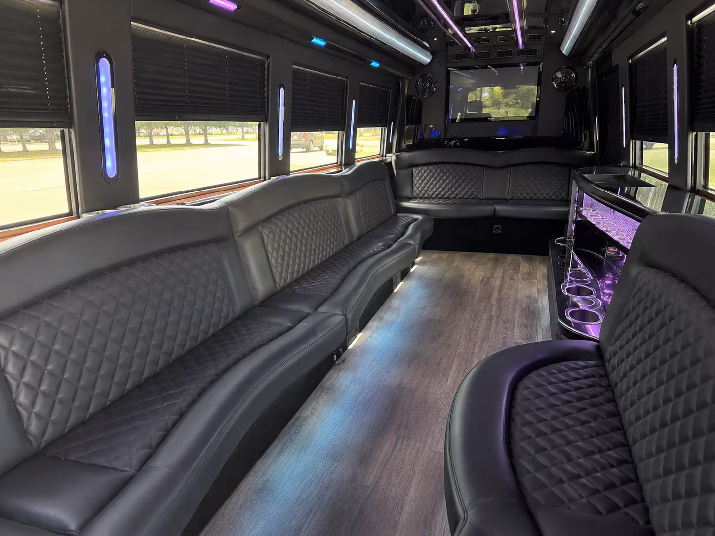 Ann Arbor Winery Tour & Pub Crawl Transportation onboard seating