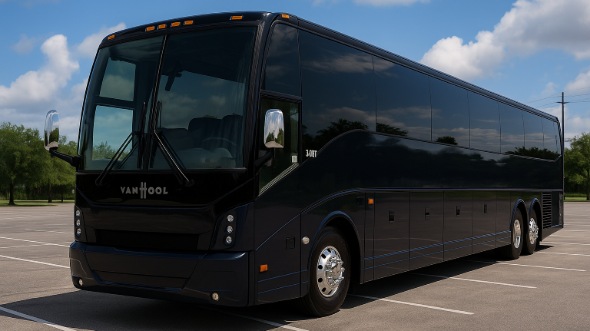 Exterior of Charter Bus Company Lansing 's 40 Passenger Party Bus in Lansing 
