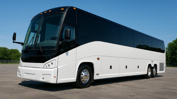 Exterior of Charter Bus Company Toledo's 40 Passenger Party Bus in Toledo