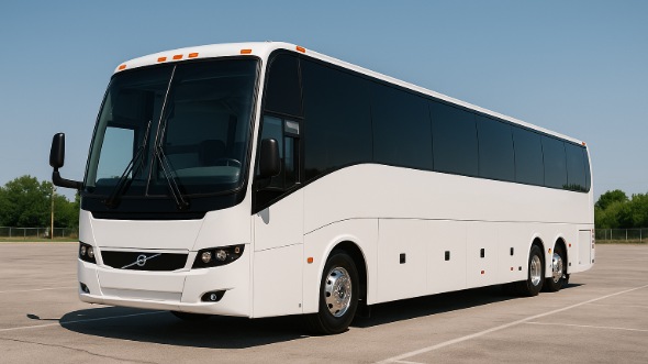 Exterior of Charter Bus Company Akron's 50 Passenger Party Bus in Akron